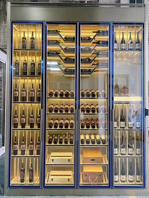 不锈钢酒柜3