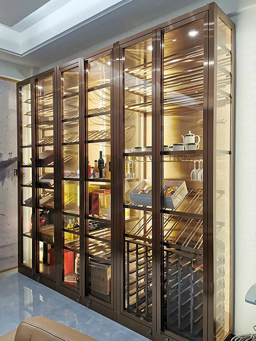 不锈钢酒柜5